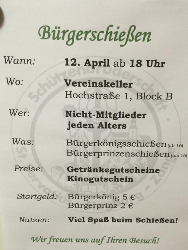 Bürgerschießen